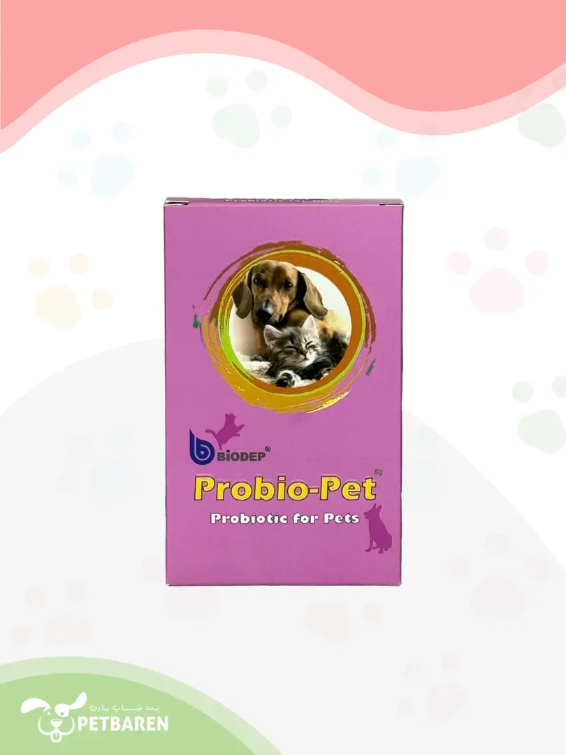 پودر پربیوتیک سگ و گربه ۱۵ ساشه بیودپ - تنظیم گوارش و ضد اسهال توله‌ها